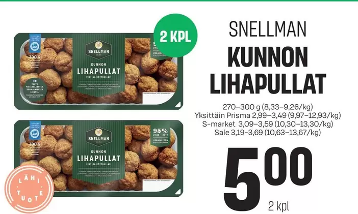 KUNNON LIHAPULLAT