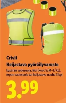 Heijastava pyöräilyvaruste