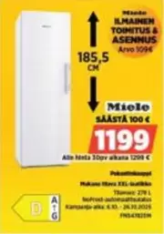 Miele - ILMAINEN TOIMITUS & ASENNUS