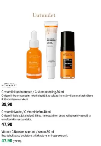 C-vitamiinikuorintaneste/C-vitaminpeeling