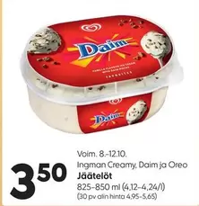 Oreo - Daim ja  Jäätelöt