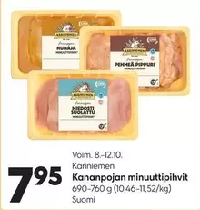 Kananpojan minuuttipihvit