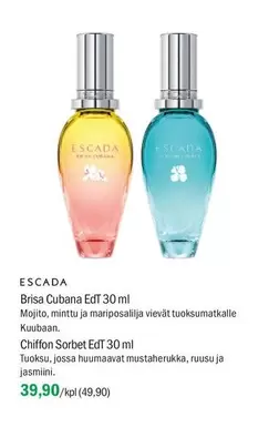 Brisa Cubana EdT or Chiffon Sorbet EdT