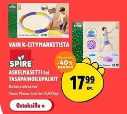 ASKELMASETTI tai TASAPAINOILUPALKIT