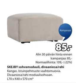 SKEJBY sohvamoduuli, divaaniosa/rahi