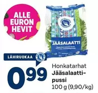 Jääsalaatti-pussi