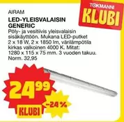 LED-YLEISVALAISIN GENERIC