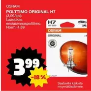 Original - POLTTIMO ORIGINAL H7