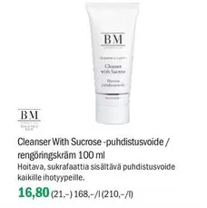 Cleanser With Sucrose-puhdistusvoide / rengöringskräm