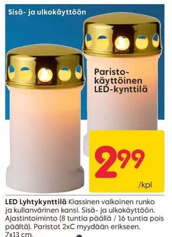 LED Lyhtykynttilä