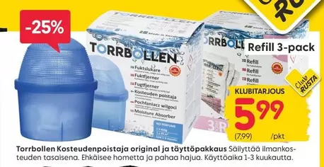 Original - Kosteudenpoistaja original ja täyttöpakkaus