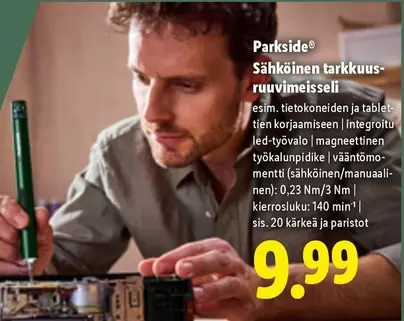 Sähköinen tarkkuus-ruuvimeisseli