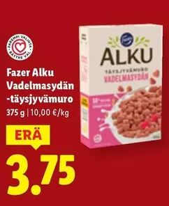 Vadelmasydän -täysjyvämuro