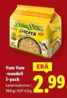 Yum Yum -nuudeli 5-pack