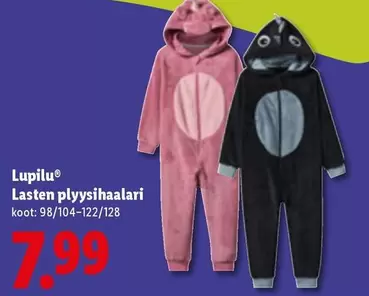 Lasten plyysihaalari