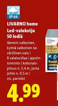 Led-valoketju 50 lediä