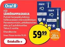 Oral B - iO2 SÄHKÖHAMMASHARJA