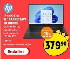 Hp - 17" KANNETTAVA TIETOKONE