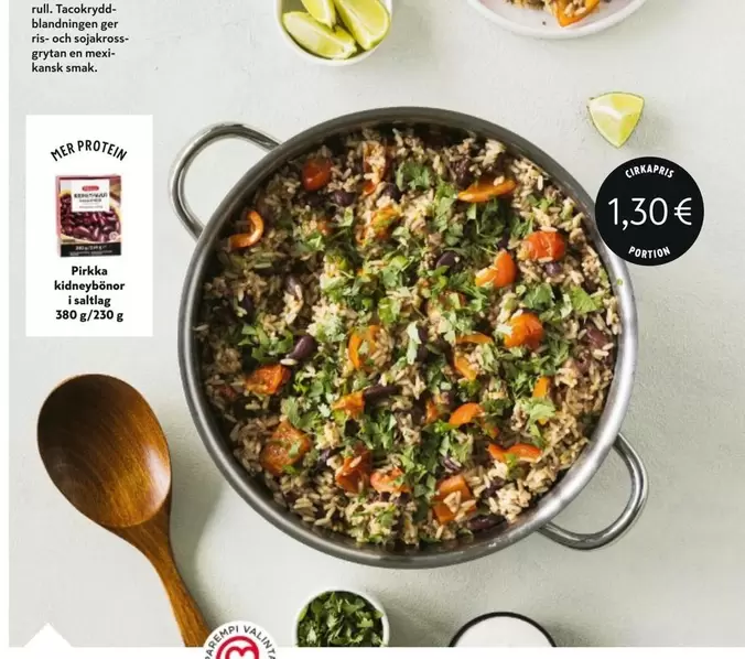 kidneybönor i saltlag