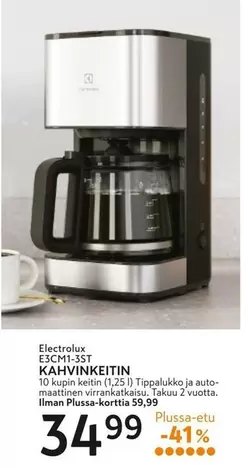 E3CM1-3ST KAHVINKEITIN