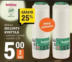 ISO LYHTY-KYNTTILÄ