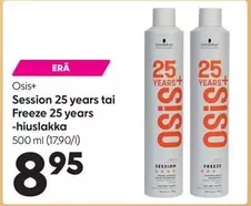 Session 25 years tai Freeze 25 years -hiuslakka