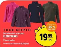 Naisten tai miesten FLEECETAKKI