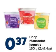 Maustetut jogurtit