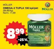 OMEGA-3 TUPLA 100 kpl/pkt