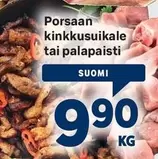 Porsaan kinkkusuihkale tai palapaisti
