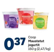 Maustetut jogurtit