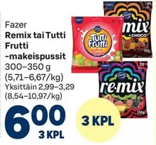 Remix tai Tutti Frutti