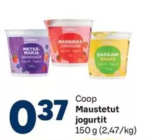 Maustetut jogurtit