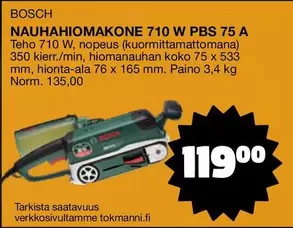 NAUHAHIOMAKONE 710 W PBS 75 A