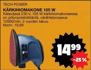 KÄRKIHIOMAKONE 105 W