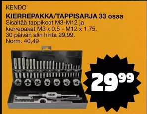 KIERREPAKKA/TAPPISARJA 33 osaa