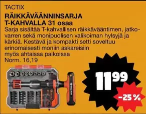 RÄIKKÄVÄÄNNINSARJA T-KAHVALLA 31 osaa
