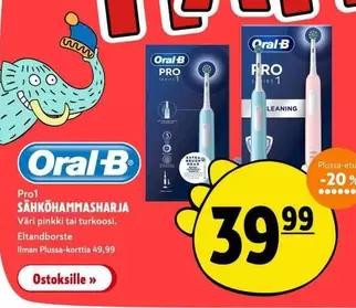 Oral B - Pro1 SÄHKÖHAMMASHARJA