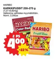 Haribo - KARKKIPUSSIT