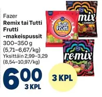 Remix tai Tutti Frutti