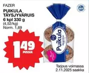 PUIKULA TÄYSJYVÄRUIS