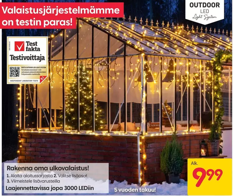 Valaistusjärjestelmä