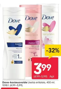 Core - kosteusvoide Useita erilaisia