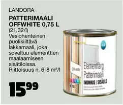 PATTERIMAALI OFFWHITE