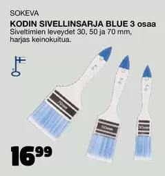 KODIN SIVELLINSARJA BLUE 3 osaa