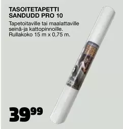 TASOITETAPETTI SANDUDD PRO 10