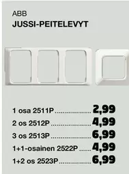 ABB - JUSSI-PEITELEVYT