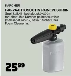 FJ6-VAAHTOSUUTIN PAINEPESURIIN