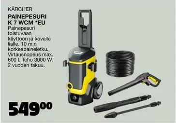 PAINEPESURI K 7 WCM *EU