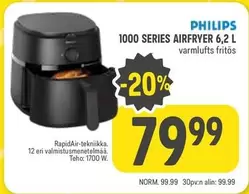 1000 SERIES AIRFRYER 6,2 L